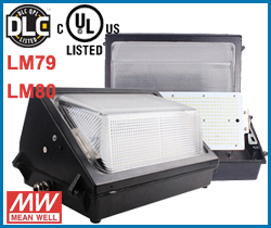 UL cUL DLC LED Wallpack Light Fixtures