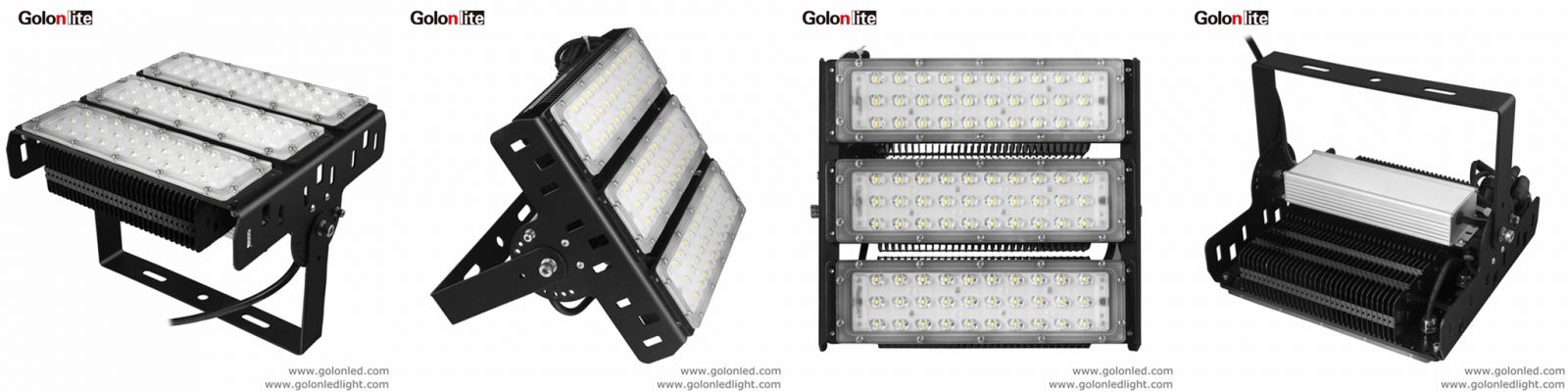 Outdoor asymmetric LED floodlight 150W - 18600 lm- IP65