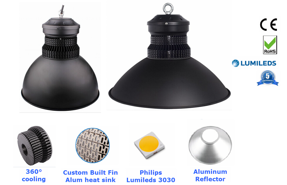 Details about   10x 50W LED High Low Bay Light E27 Socket Factory Warehouse Shop Lighting 