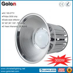 High Lumen Warehouse Industrial 300W LED High Bay Light