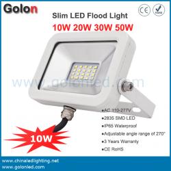 10W Slim LED Flood Lighting