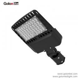 Latest 100W LED shoebox street light 130Lm/W